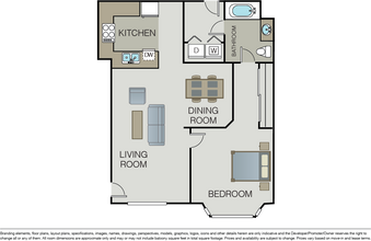 1 Bed • 1 Bath
3D Tour 4121 floor plan